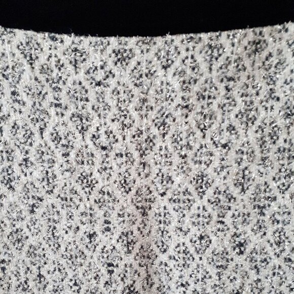 NWT Sandro metallic tinsel short jacquard knit wool blend skirt, M - Picture 13 of 16